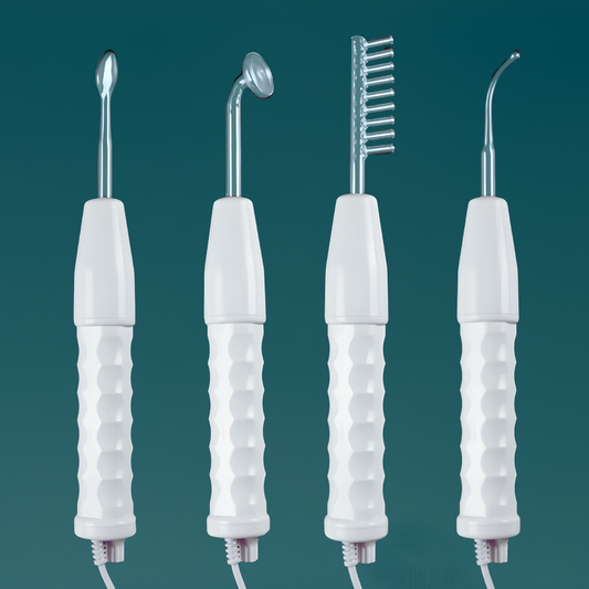 Dispositivo de alta frecuencia 4 en 1 - Tratamiento facial y capilar